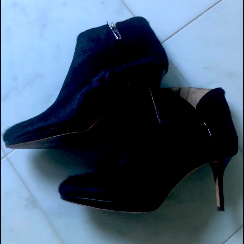 Oscar de la Renta calf hair booties